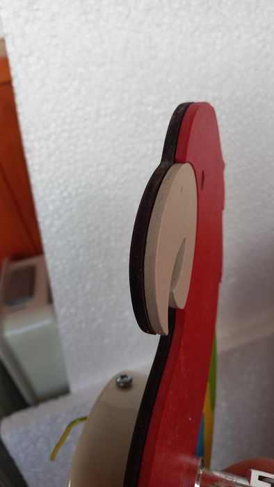 Бра, настінний світильник,  в дитячу, червоний, папуга, птах