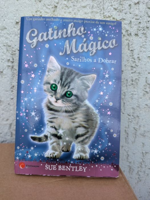 Conjunto 5 livros da coleção "Gatinho Mágico"