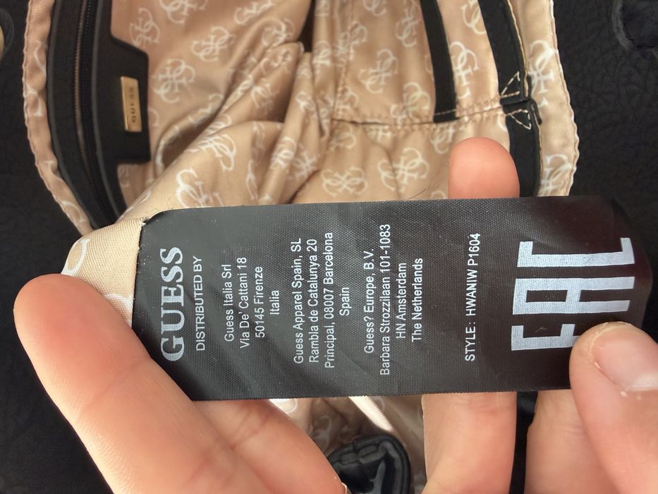 Mala Guess Preta Original - Estilo Clássico