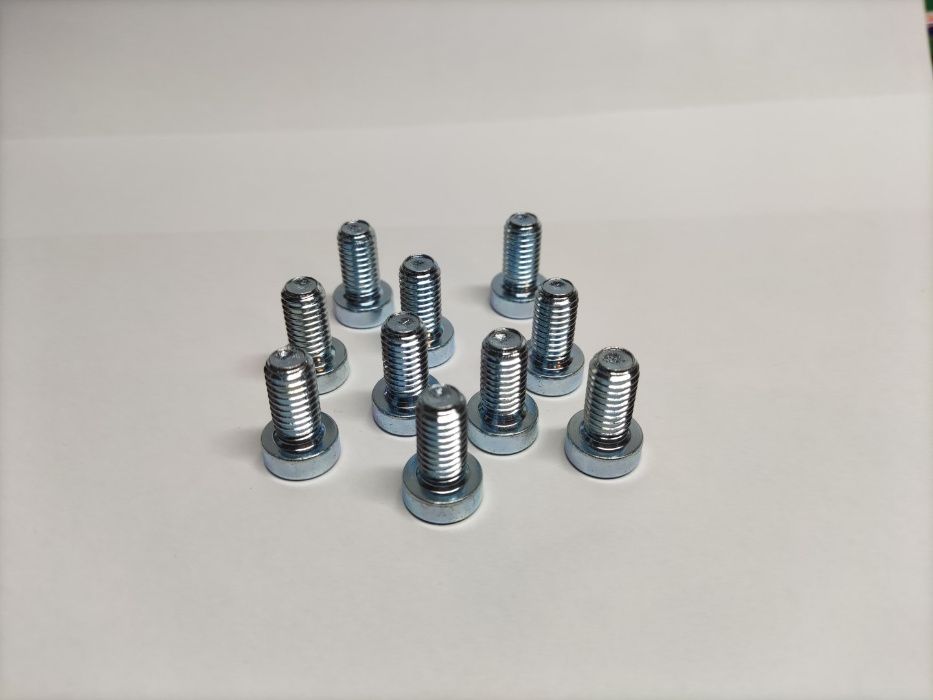 Parafuso DIN 7984 M8x16 Aço Zincado - 10unidades