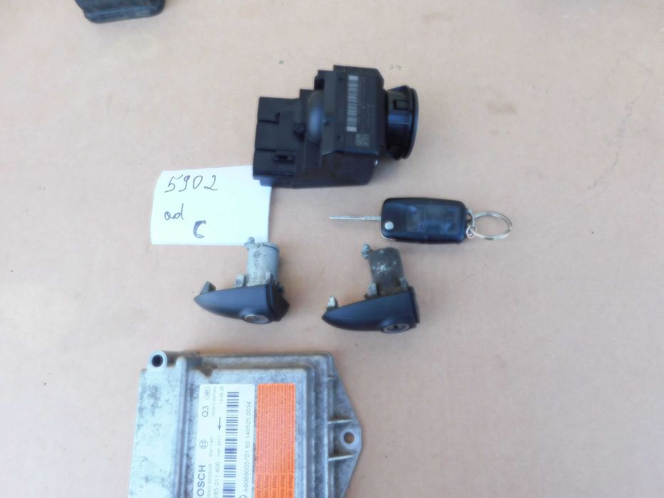Stacyjka A9069005902 Crafter Sprinter 906 kluczyk wkładki sensor Airbag OEM
