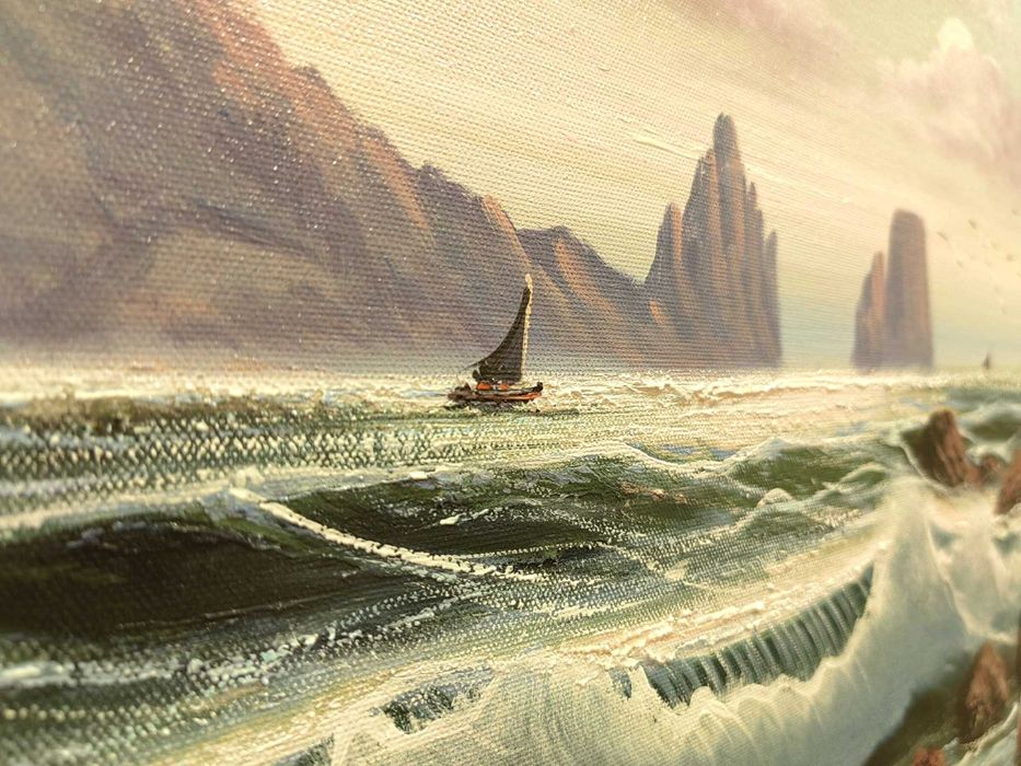 Pintura Bruno Di Giulio, óleo sobre tela