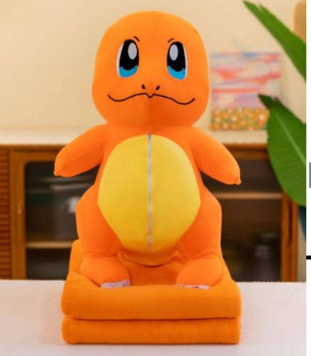 Pluszowa maskotka smoczek z kocem – miękka przytulanka 2w1, ciepły koc