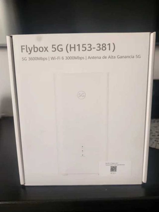 Router 5G HUAWEI Flybox H153-381 Wi-Fi 6 Desbloqueado Cartão SIM