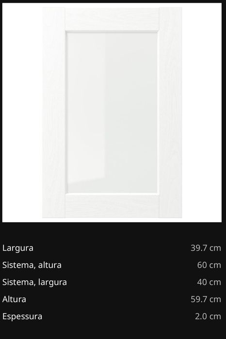 Porta Vidro Branco efeito madeira do  Ikea