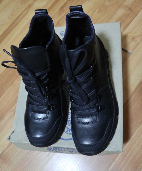 Новые зимние ботинки  Irbis,  кожа, натуральный мех, р. 35