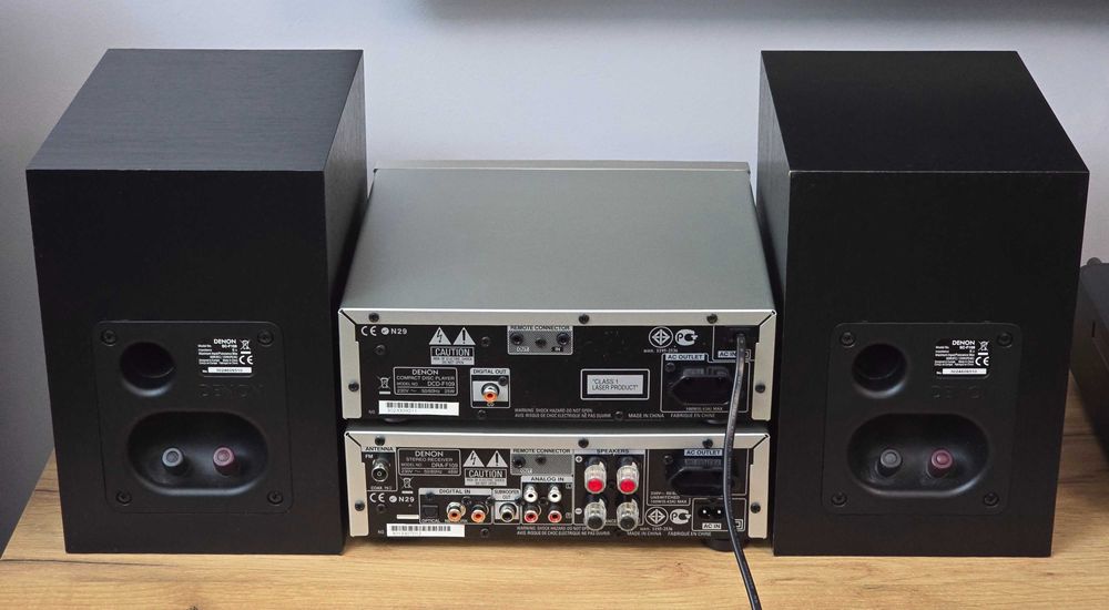 Denon D-F109 Idealny Stan Amplituner CD USB MP3 Pilot Kolumny