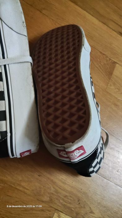 Tênis bota Vans sk8 xadrez n. 36