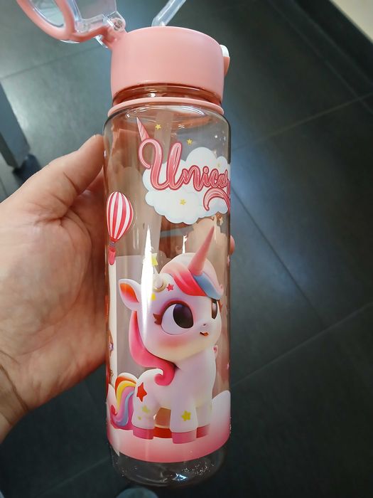 Butelka na wodę, bidon z wizerunkiem jednorożca- nowa