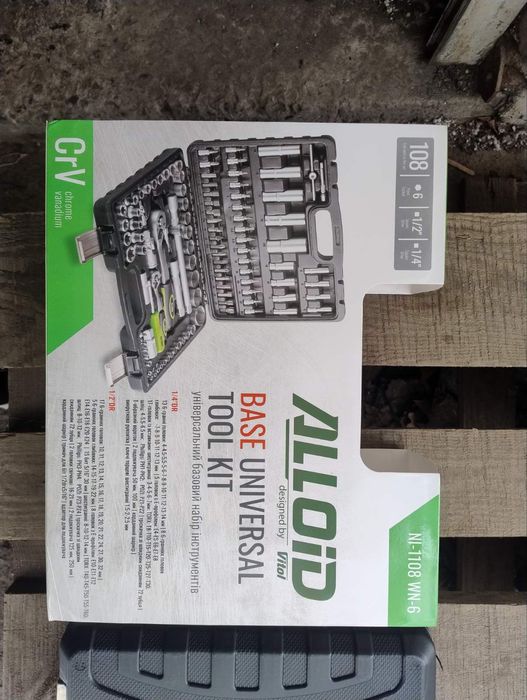 Набір інструментів ,MOLDER;ALLOID 1/4-1/2 на 108  придметів