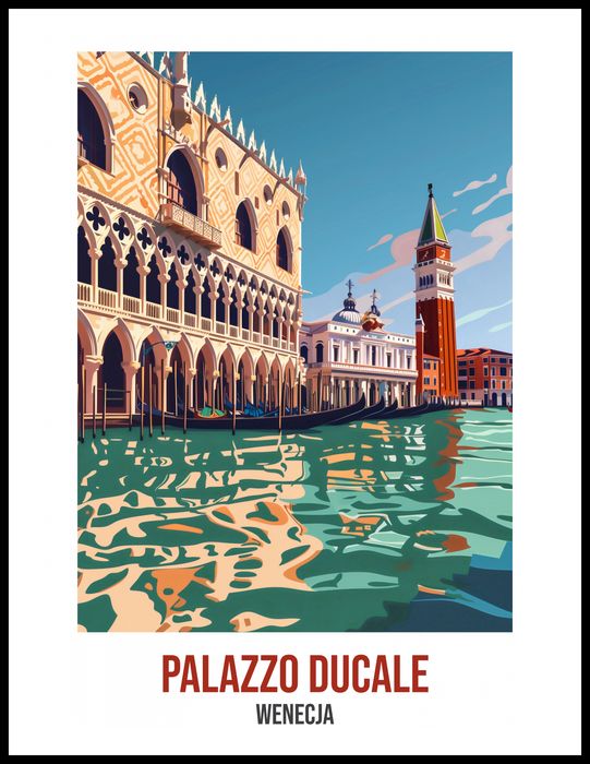 Plakat 60x80cm Palazzo Ducale