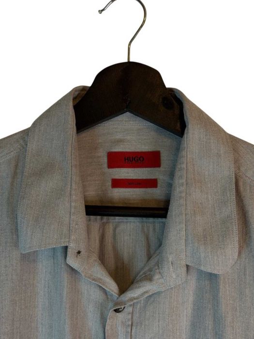 Koszula szara Hugo Boss klasyk XL
