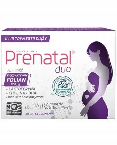 Prenatal duo, 30 kapsułek twardych + 60 kapsułek żelowych