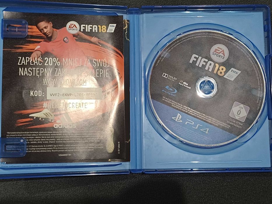 Gra FIFA 18 na PS4