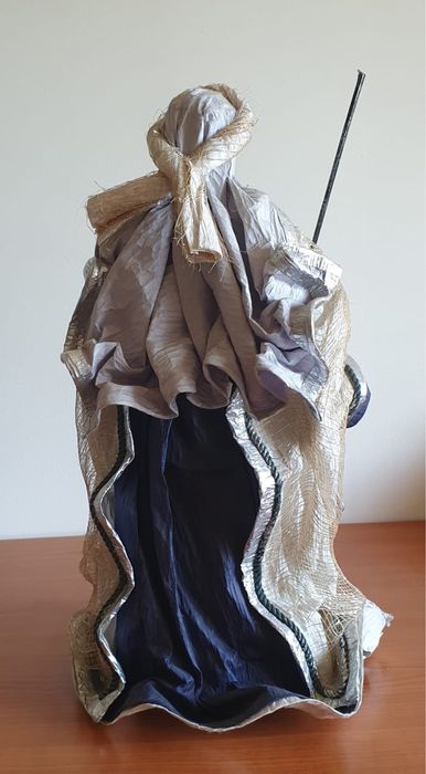 Figuras de José, Maria e menino Jesus