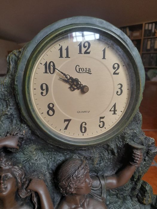 Relógio Decorativo Crosa  "Adão e Eva" (relógio de lareira)