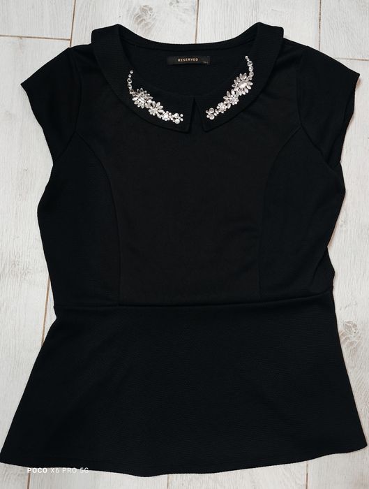 Bluzka z baskinką firmy Reserved rozm. L