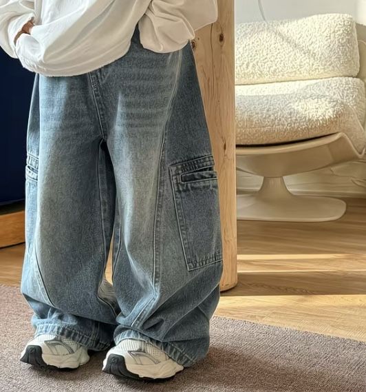 Стильні широкі джинси