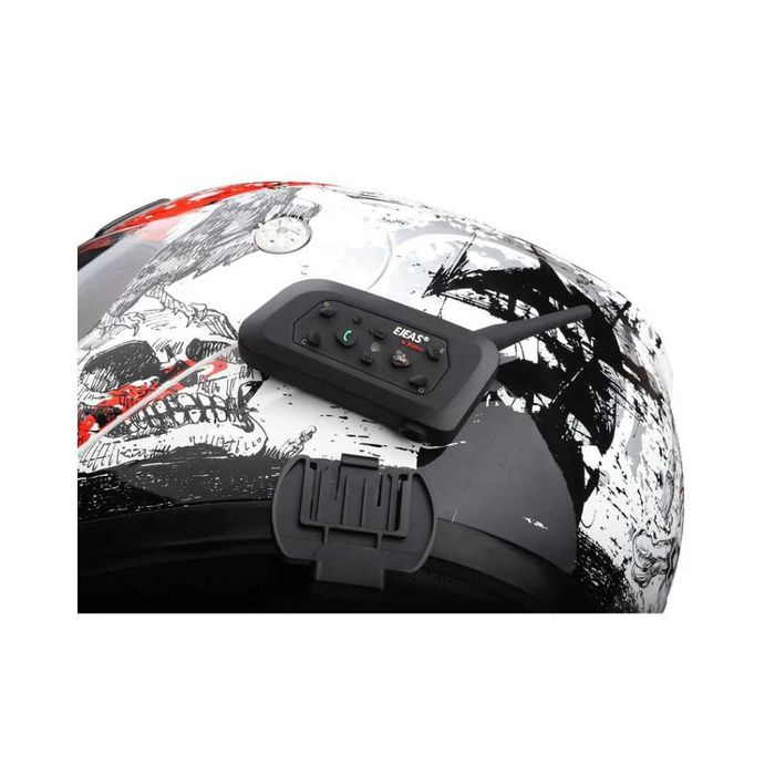 Intercomunicador Bluetooth EJEAS V6 Pro+ – Capacete Moto – IP67