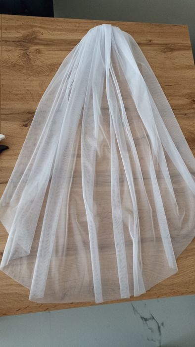 Krótki tiulowy welon