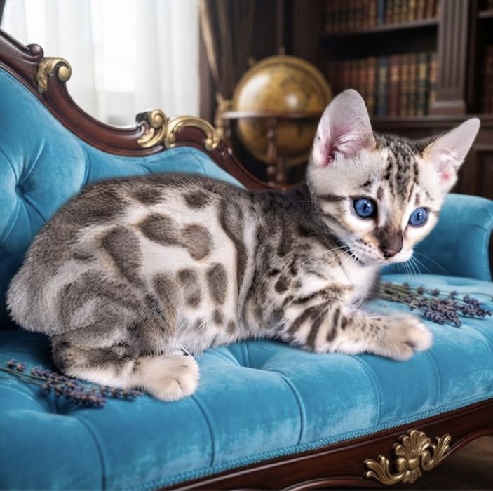 Яскравий бенгальський котик,Mink