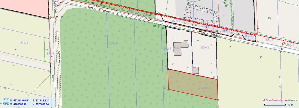 Działka budowlana - Gręzów, 916 m² | spokojna i zielona okolica | przy lesie - Widok 3