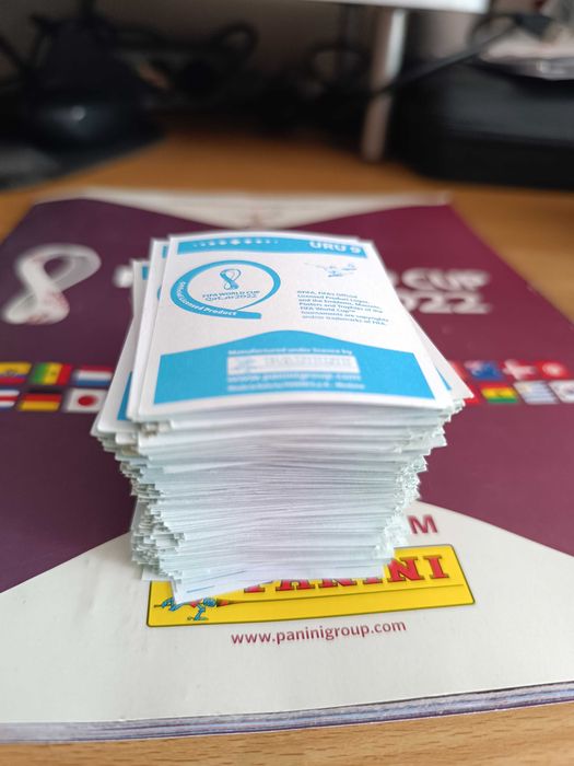 Conjunto de cromos do Mundial Qatar 2022