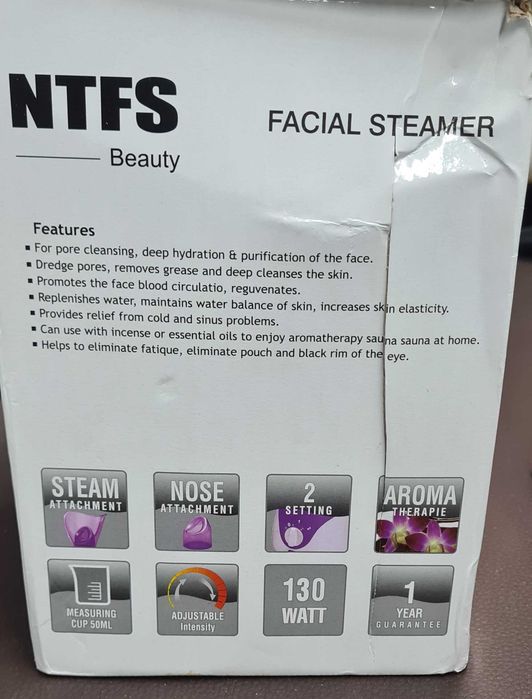 Inalador de vapor pessoal, sauna, vaporizador facial, hidratante