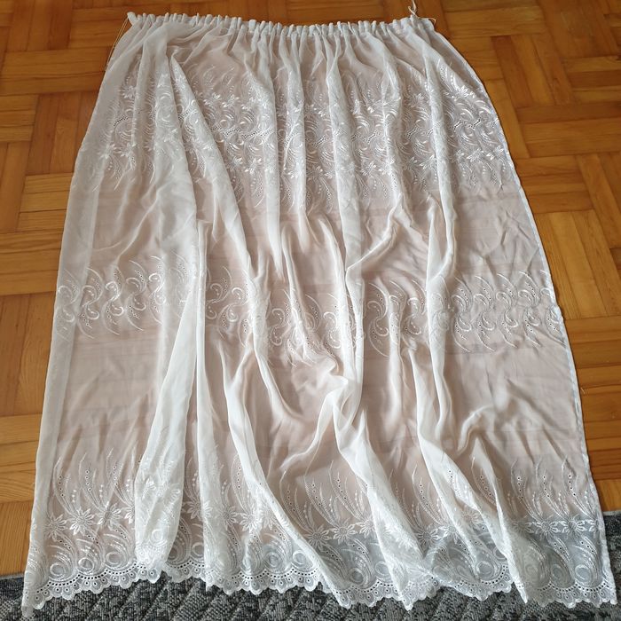 Firanka woal z haftem 200x160cm