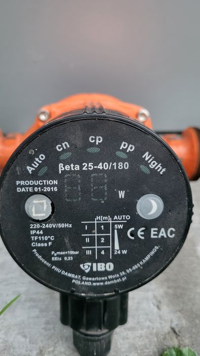 Pompka obiegowa C.O. firmy IBO beta 25-40/180