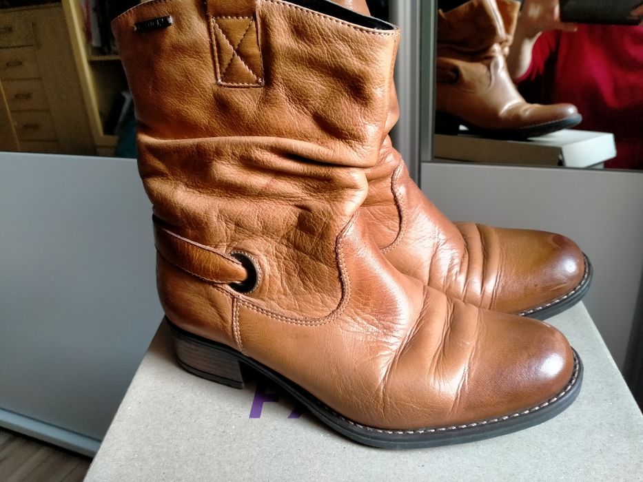 Kozaczki skórzane rozmiar 37