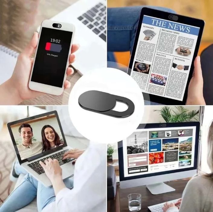 Zaślepka zasłonka kamerki smartfona tableta laptopa telewizora