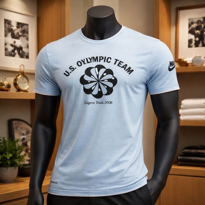 Kolekcjonerska koszulka T-shirt Nike FIT olimpiada 2008 bawełniana