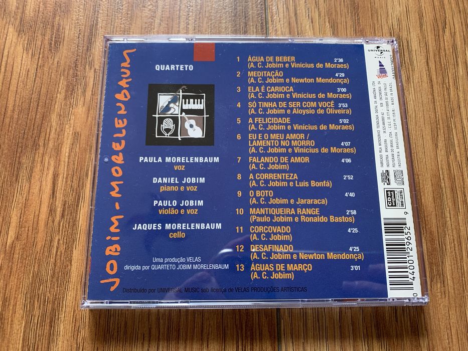 Quarteto Jobim-Morelenbaum - cd