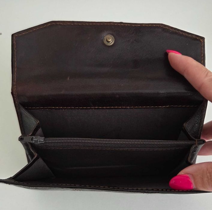 Carteira castanha Cavalinho