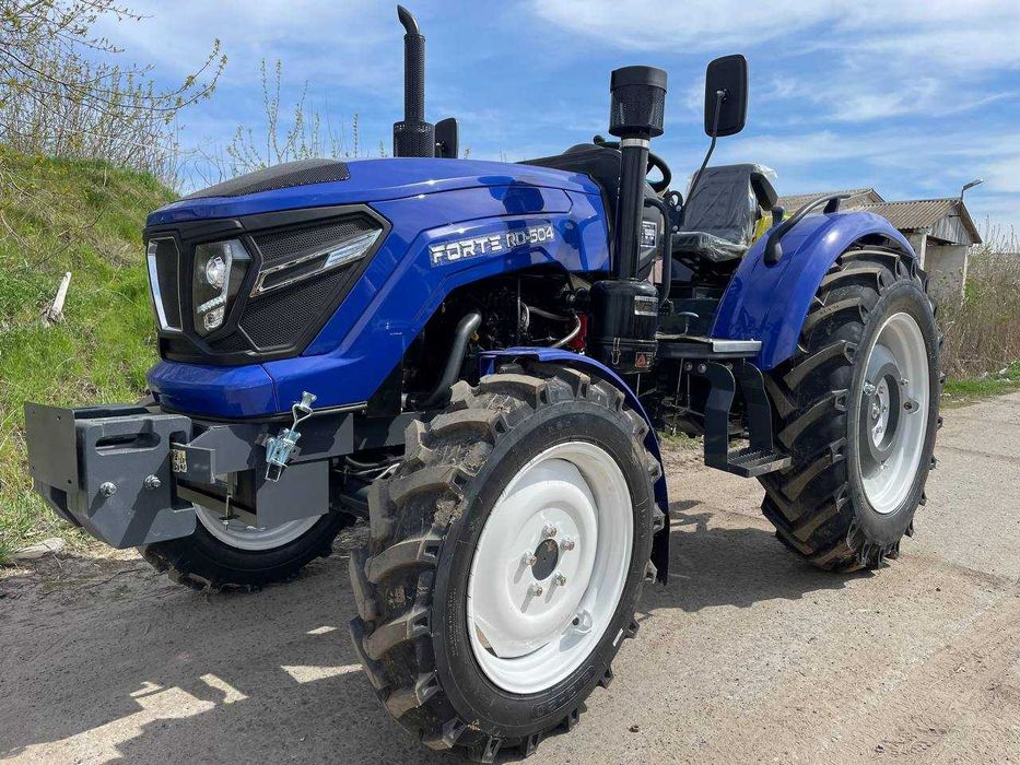 Мінітрактор Forte RD-504 (синій): 50 к.с., посилений міст, ГПК