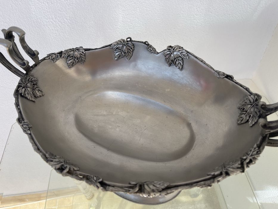 Fruteira / Centro de Mesa em Estanho Puro ARTMEX (95% Tin)