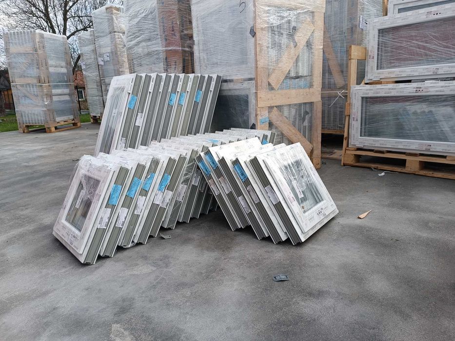 okno pcv, okna od ręki ponad 300 szt na placu