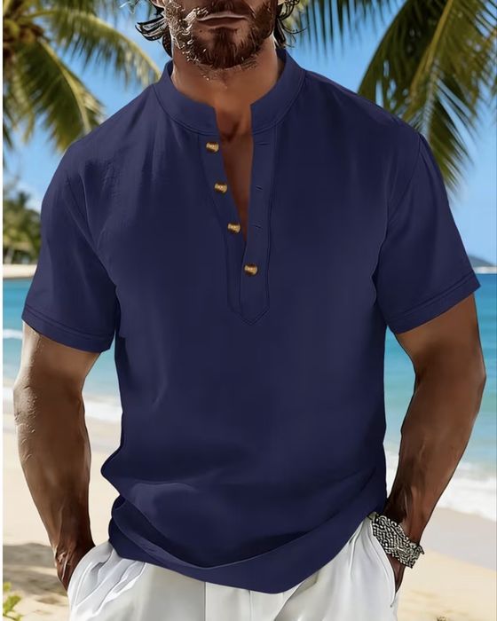 Camisa Linho com botões