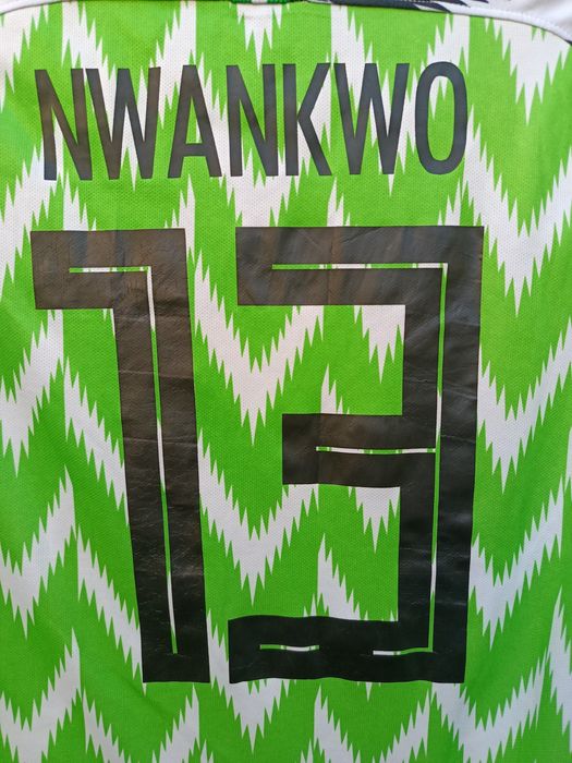 Вінтажна футбольна футболка Нігерія кану nwankwu nike ретро