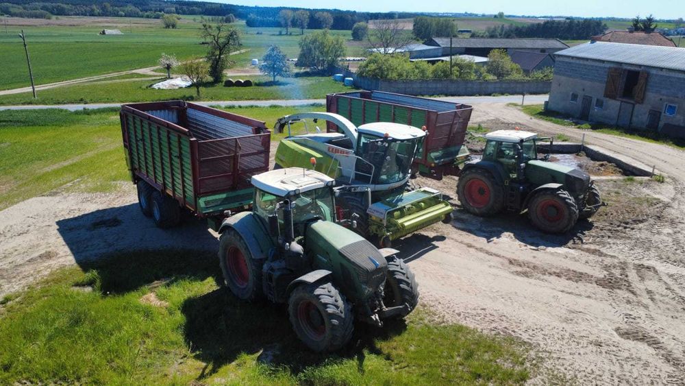 zbiór traw lucerny claas jaguar 950