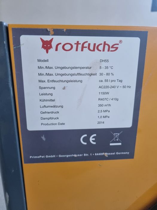 Osuszacz Rotfuchs DH55