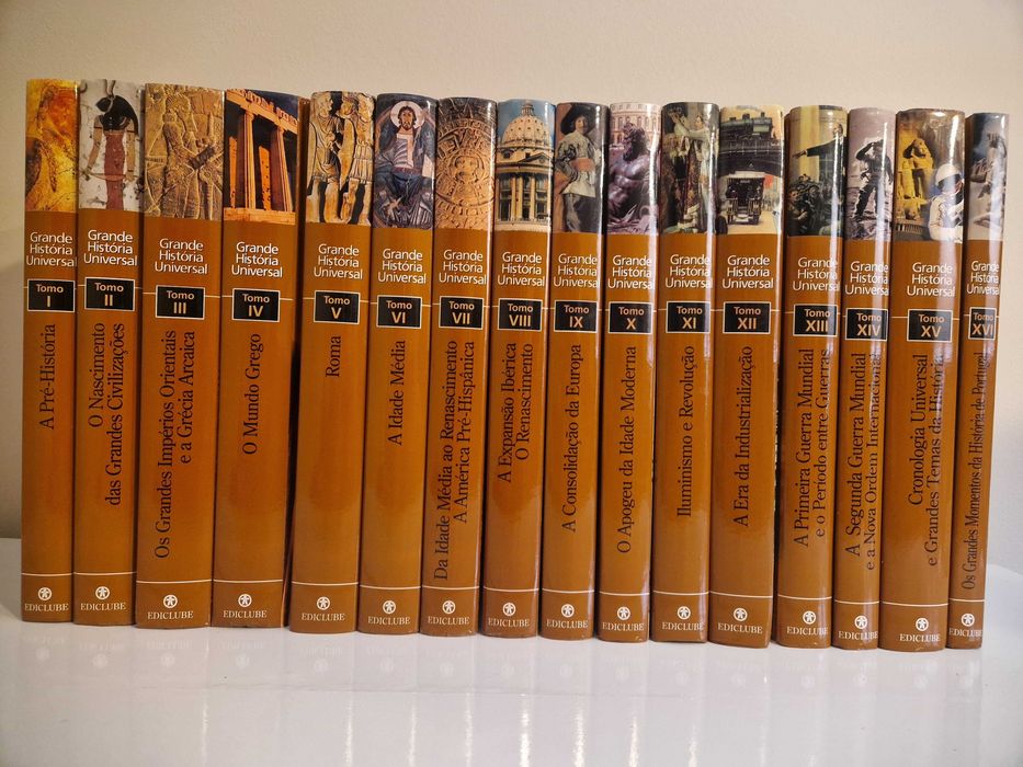 Coleção “Grande História Universal” – Edição Ediclube (16 volumes)