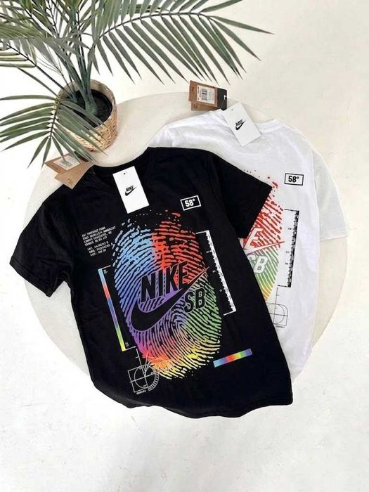 XS S M L XL XXL - Nike Jordan Air Max Футболка новая - Черная / Белая - Найк Джордан Майка