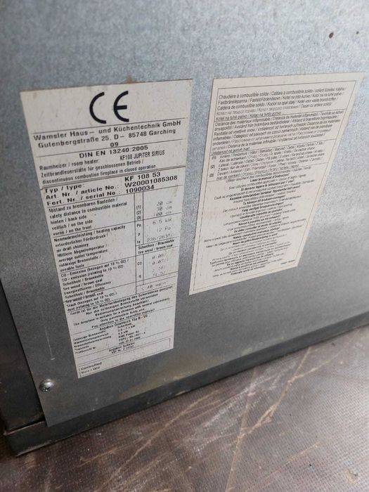 Kominek 7kW piec koza na drzewo