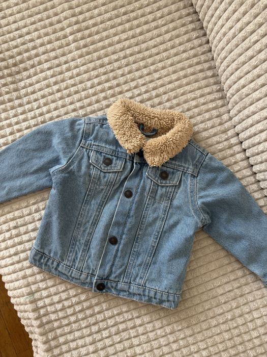 Утеплена дитяча джинсовка 86 розмір