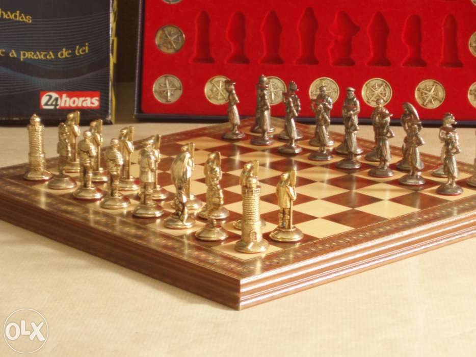 Placa de xadrez social portátil para família, jogo de luxo, damas