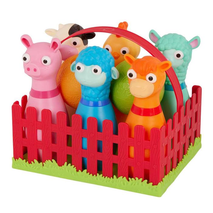 Ігровий набір для боулінгу - Весела ферма Battat