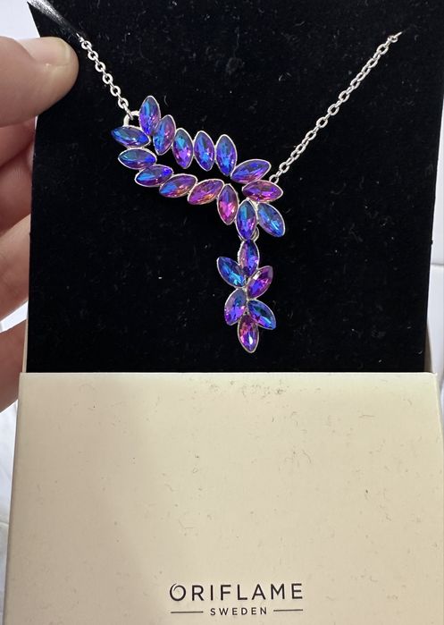 Caixa Colar azul/roxo