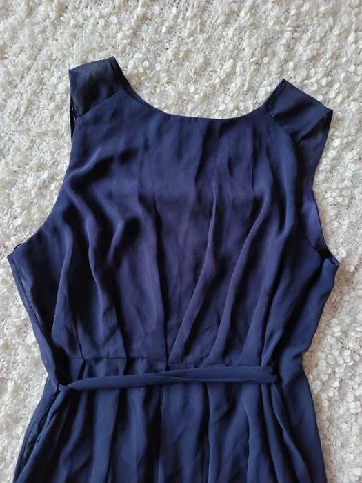 Camaieu śliczna granatowa sukienka rozm 44 na komunię wesele imprezę